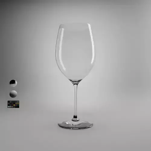 Bordeaux Wine Glass 3D model