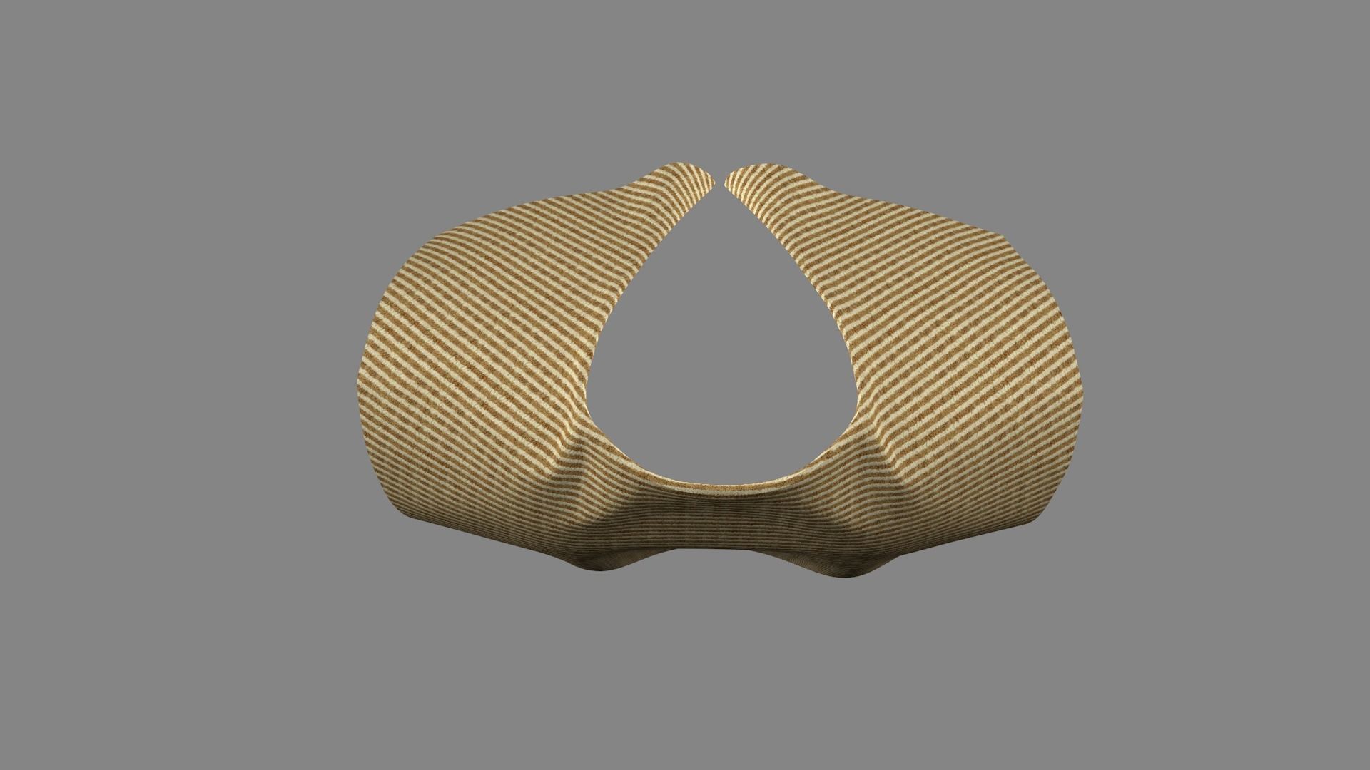 Dress collars scarves and necklaces decorated 3d models 3D model_3