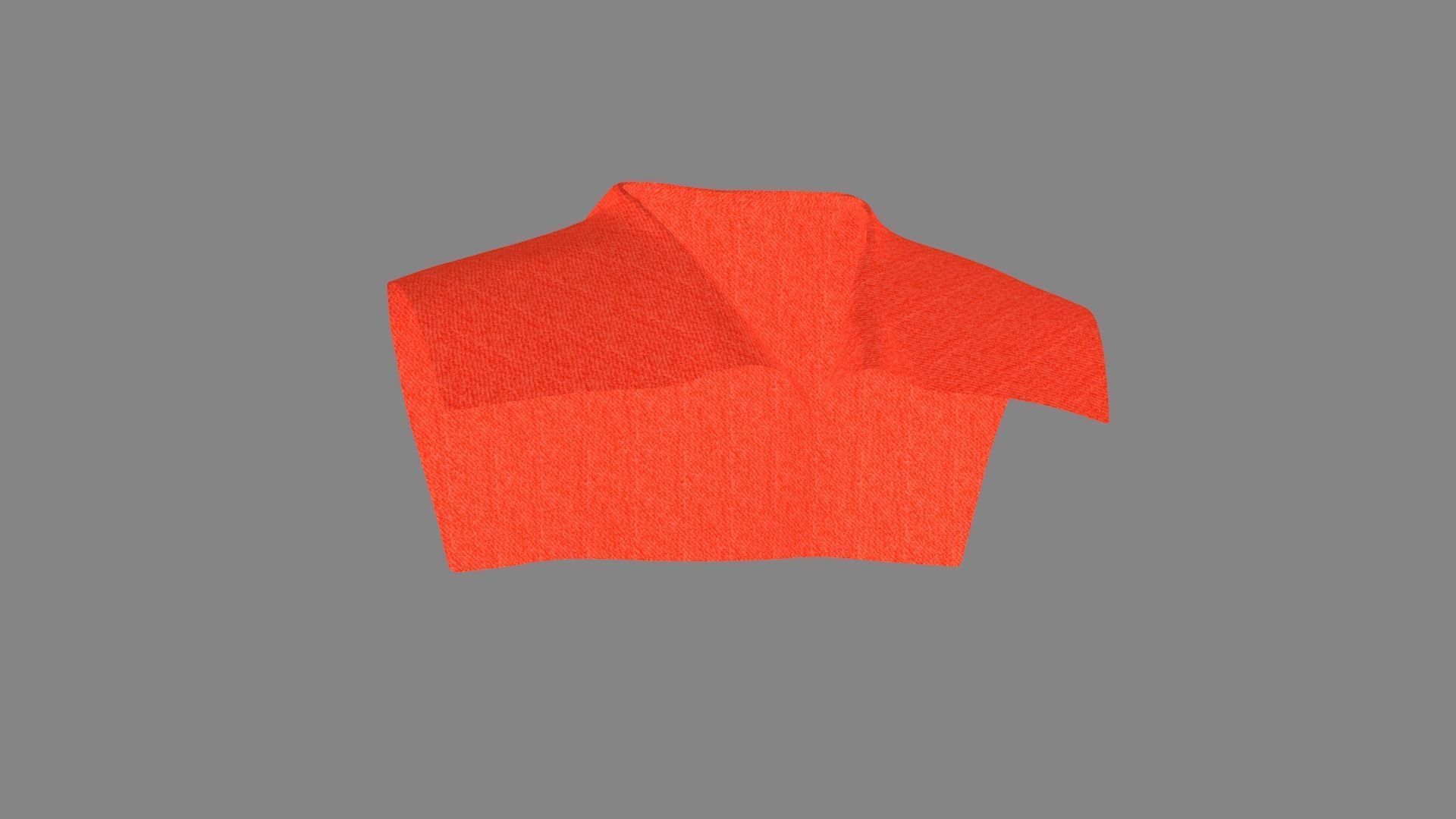 Dress collars scarves and necklaces decorated 3d models 3D model_2