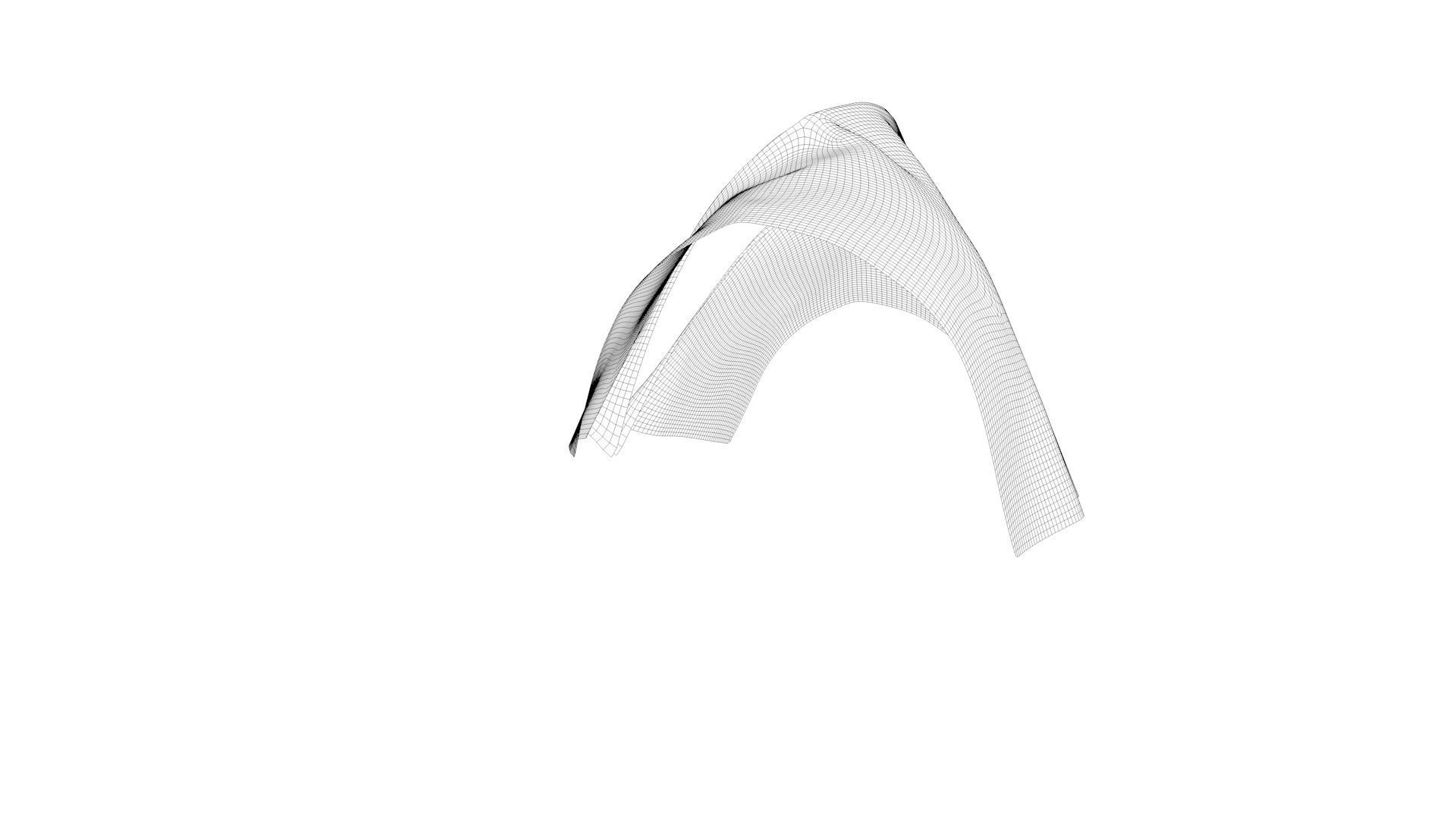 Dress collars scarves and necklaces decorated 3d models 3D model_8