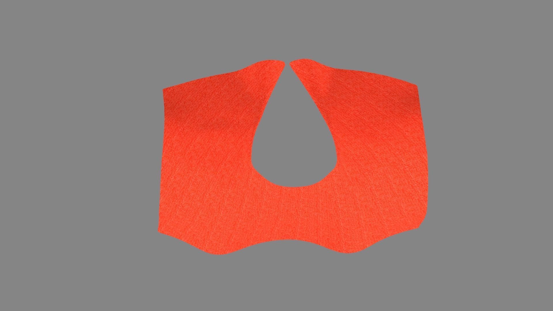 Dress collars scarves and necklaces decorated 3d models 3D model_5