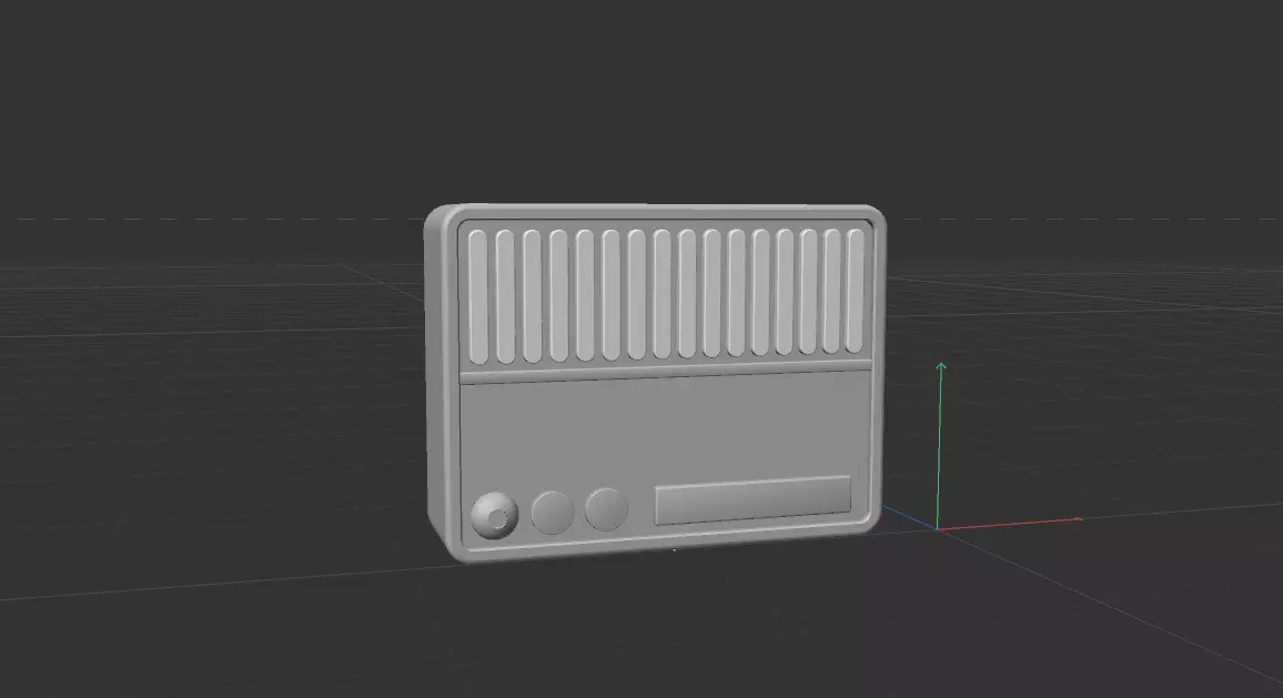 audio Free low-poly 3D model_0