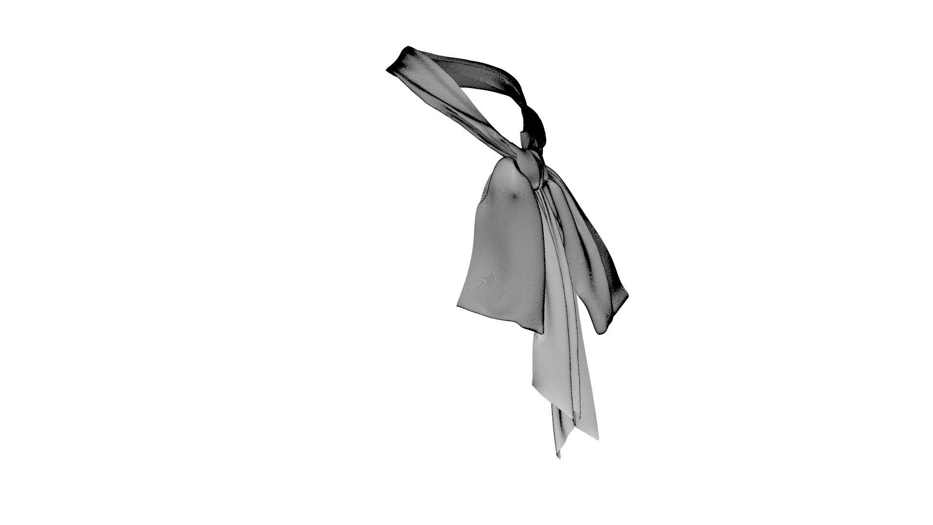 Dress collars scarves and necklaces decorated 3d models 3D model_1
