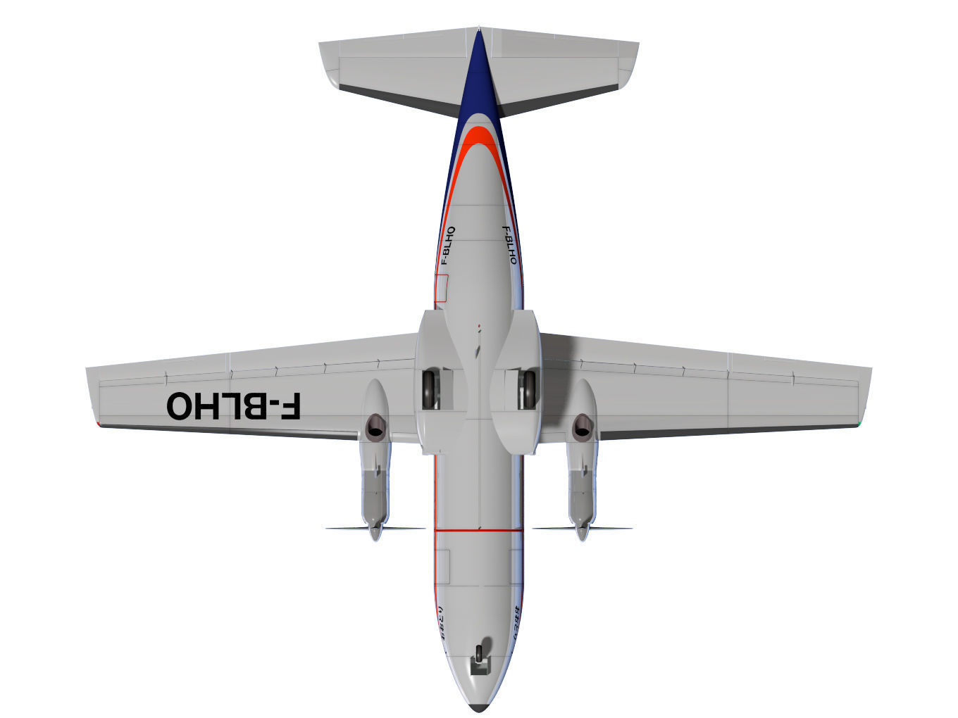 Nord-Aviation Nord 262 fregate 3D model_13