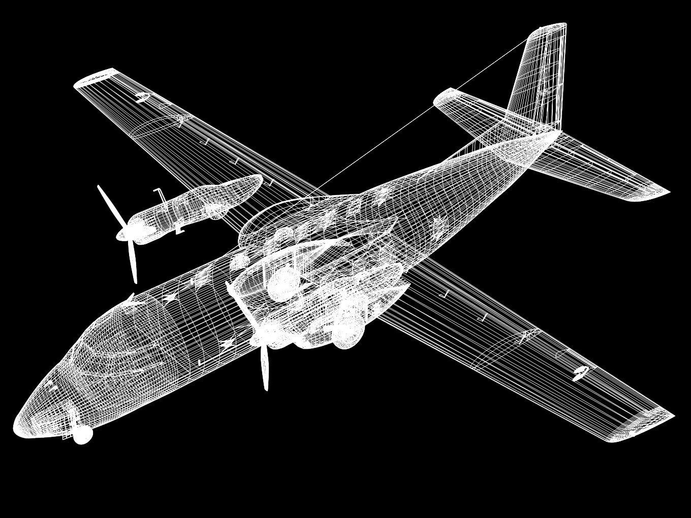 Nord-Aviation Nord 262 fregate 3D model_14