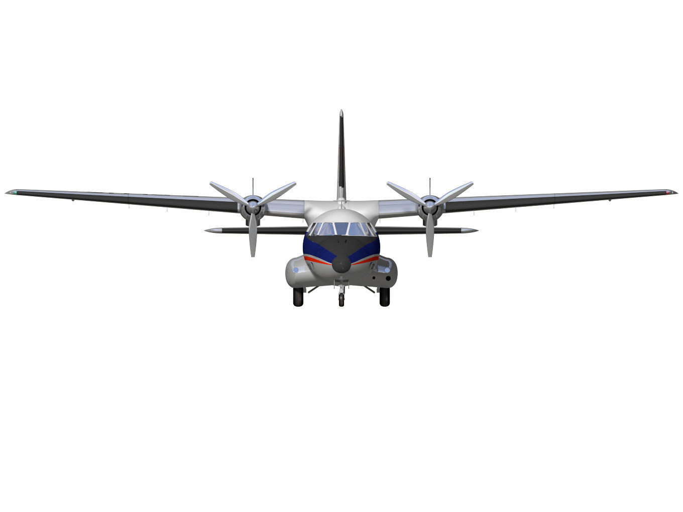 Nord-Aviation Nord 262 fregate 3D model_10