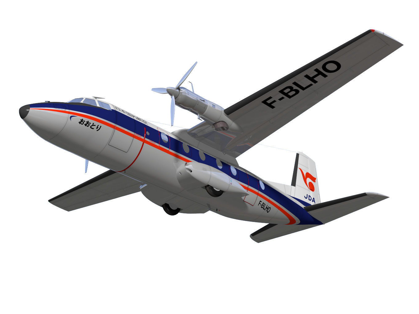 Nord-Aviation Nord 262 fregate 3D model_3