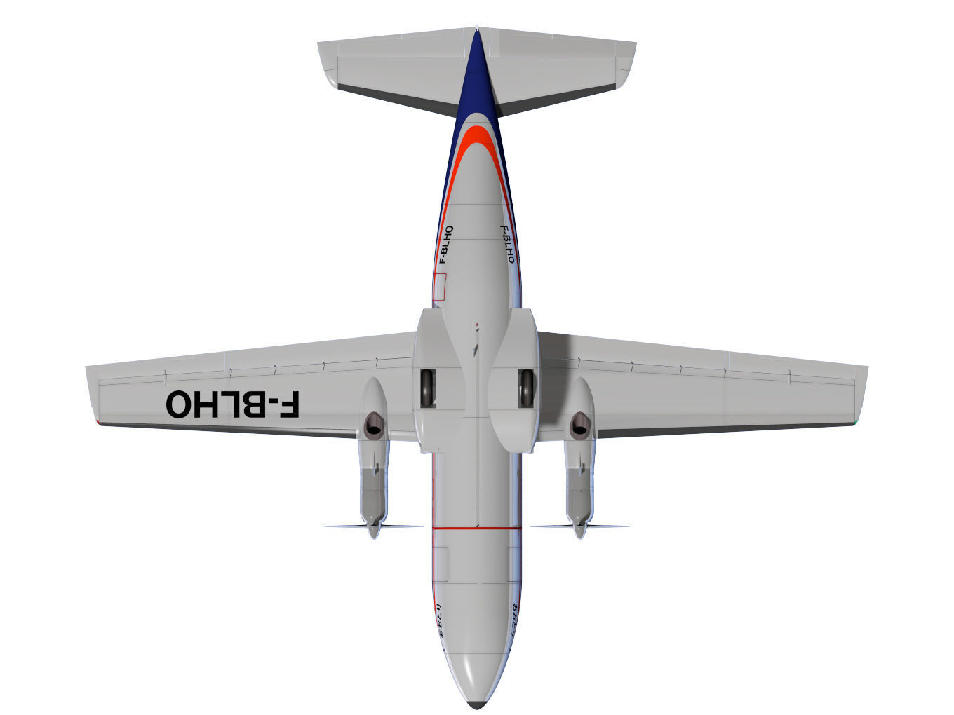 Nord-Aviation Nord 262 fregate 3D model_12