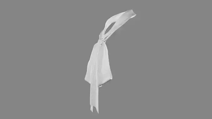 Dress collars scarves and necklaces decorated 3d models