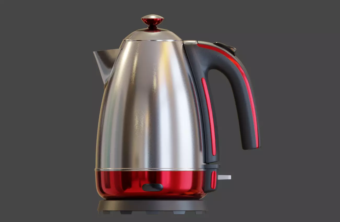 Electric Kettle 3D model_0