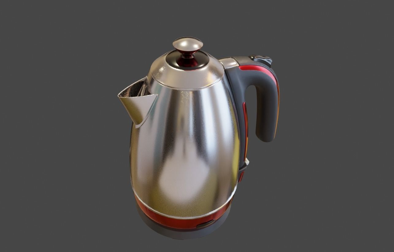 Electric Kettle 3D model_2