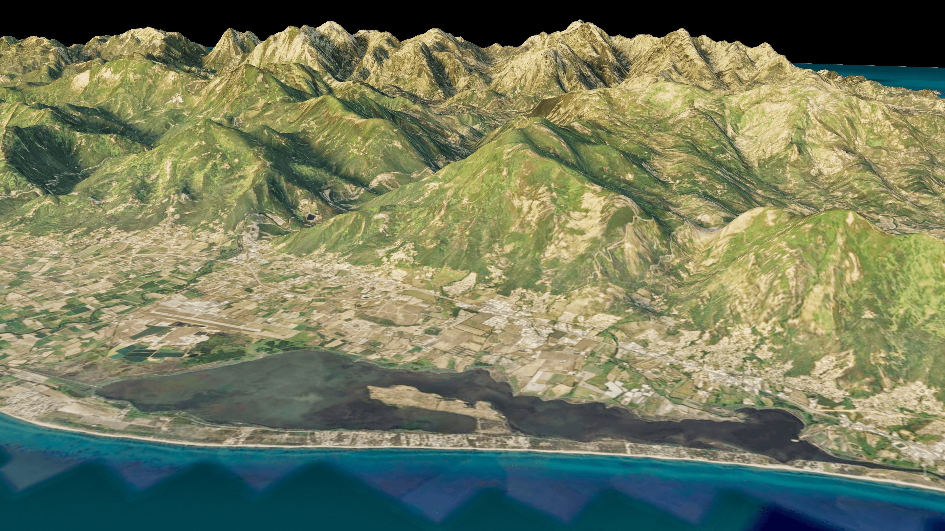 Corsica Island full 3d model terrain 3D model_4