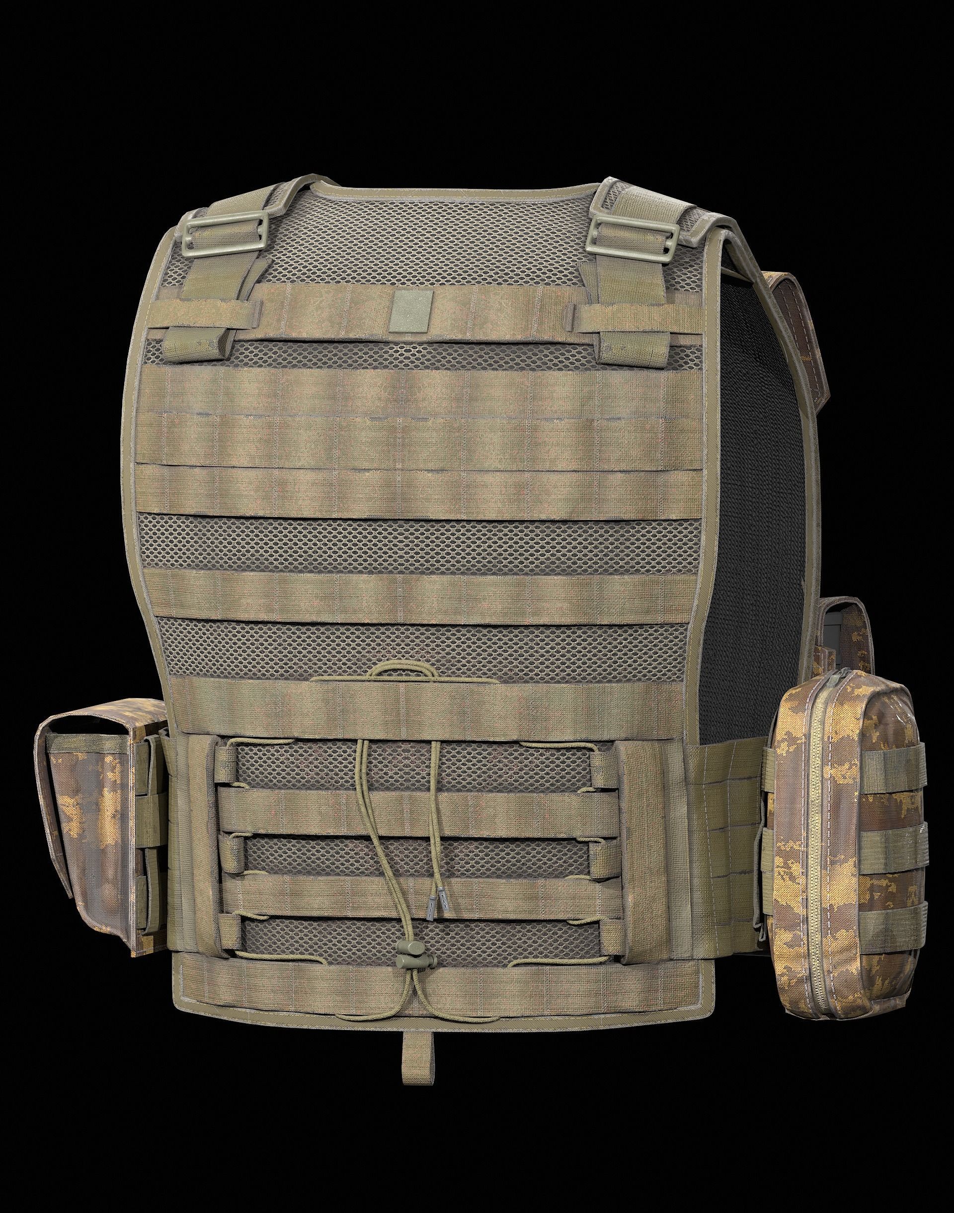 Plate carrier Anafarta Game ready Low-poly 3D model_11