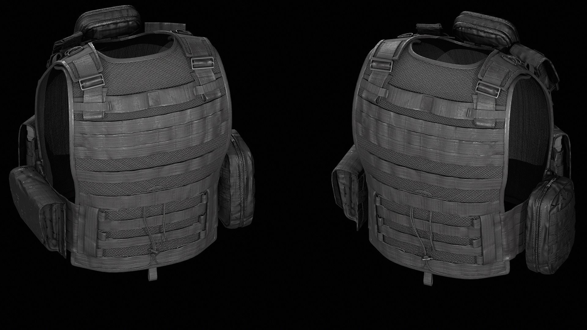 Plate carrier Anafarta Game ready Low-poly 3D model_6