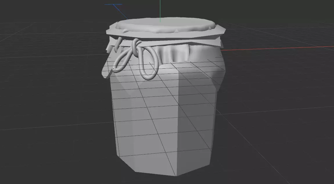 bottle clothe Free low-poly 3D model_0