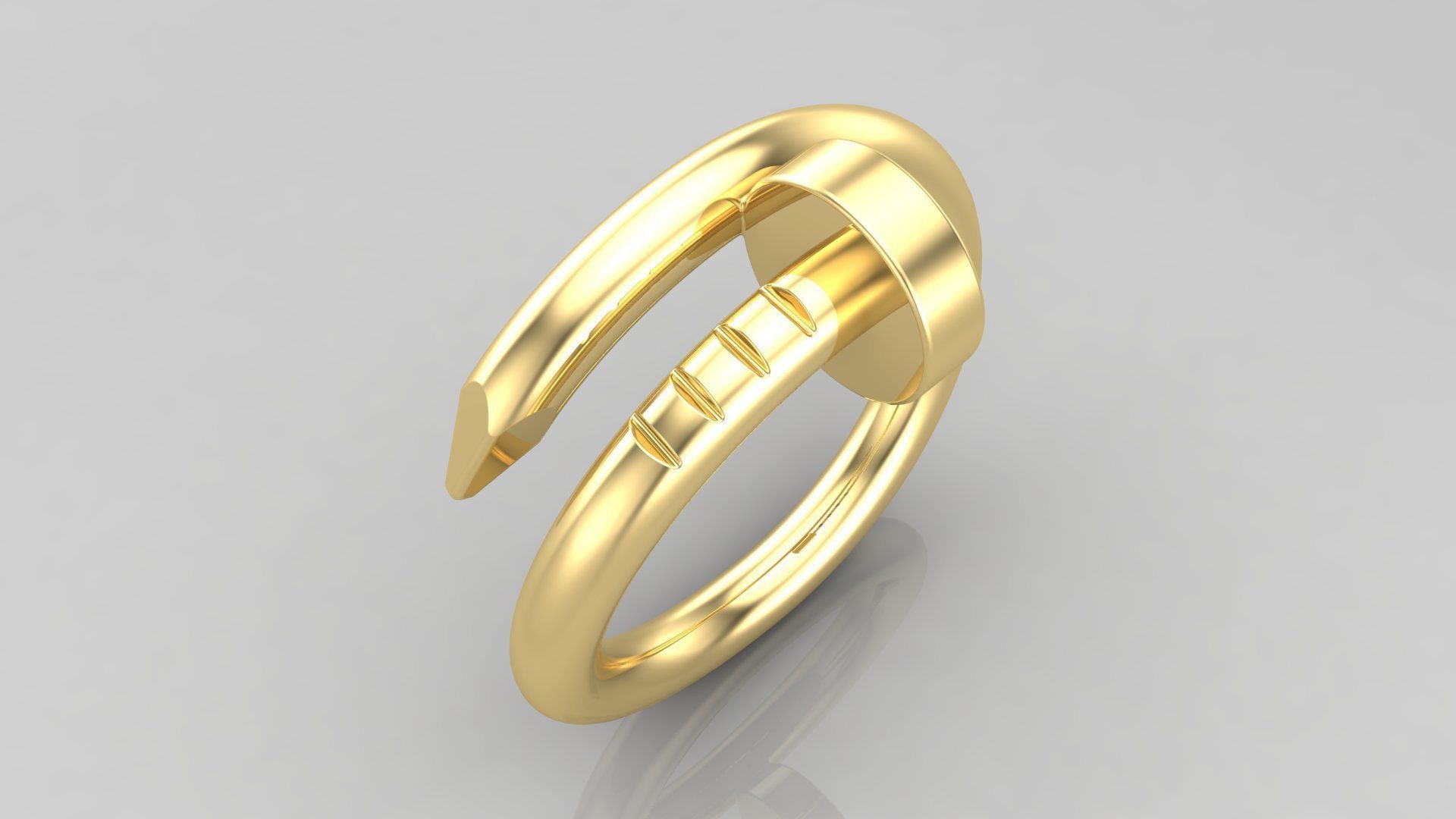 Ring M100 Women ring Size 13 US 3D print model_3