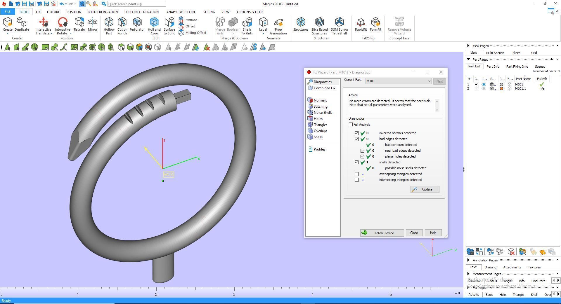Ring M101 Women ring Size 13 25 US 3D print model_13