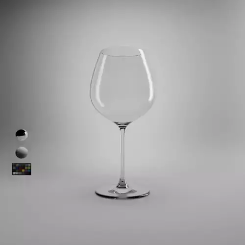 Pinot Noir Wine Glass 3D model