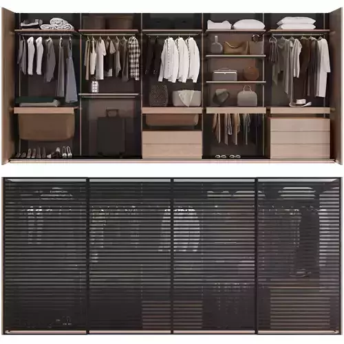 Wardrobe with filling