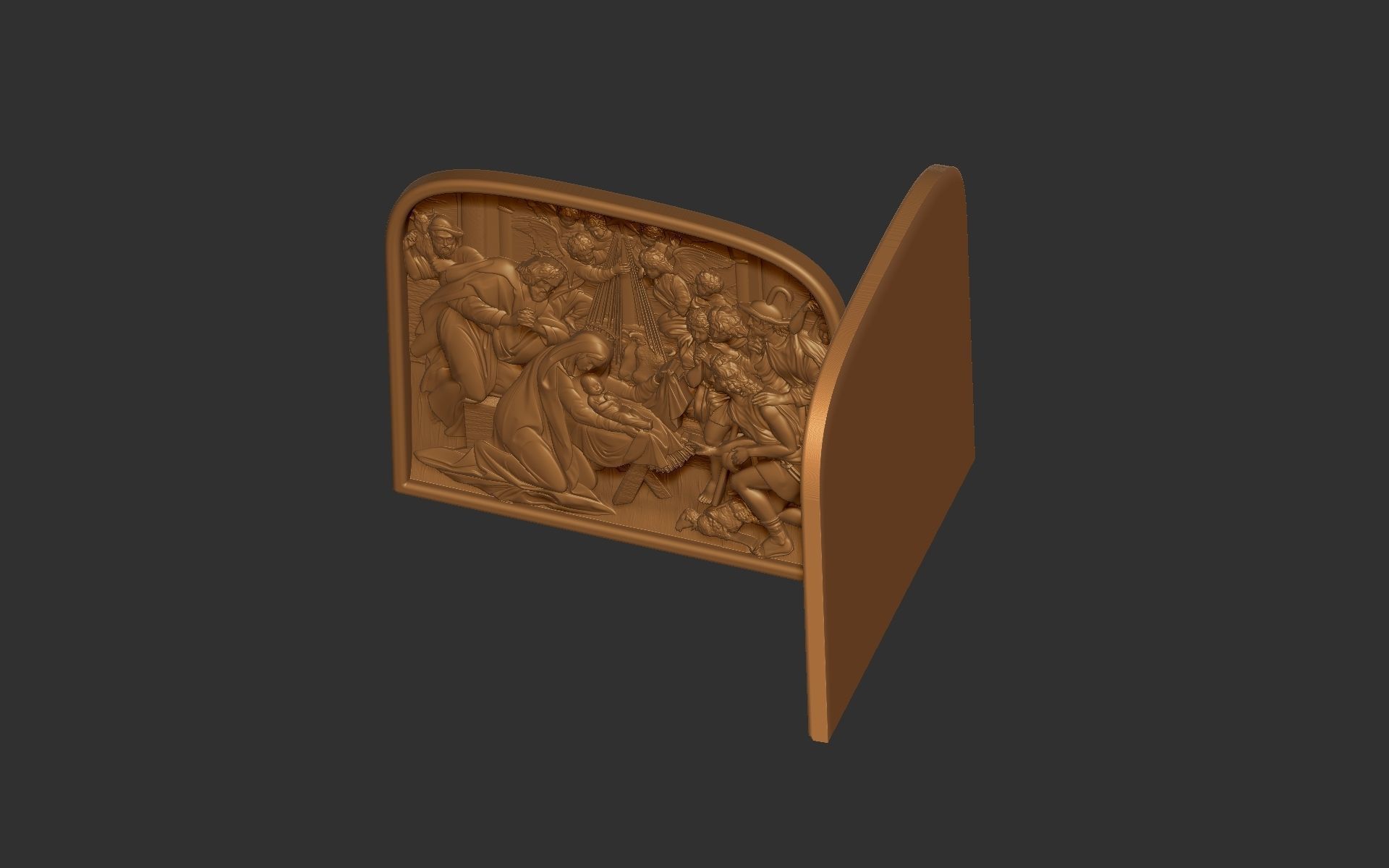 The Magi at the birth of Jesus Christ 3D print model_9