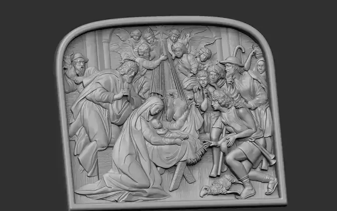 The Magi at the birth of Jesus Christ