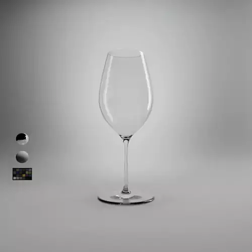 Riesling Wine Glass 3D model