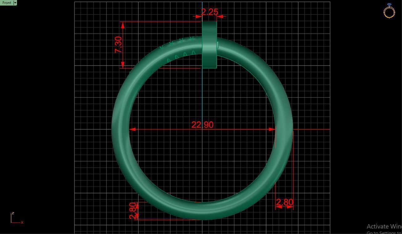 Ring M103 Women ring Size 13 75 US 3D print model_9