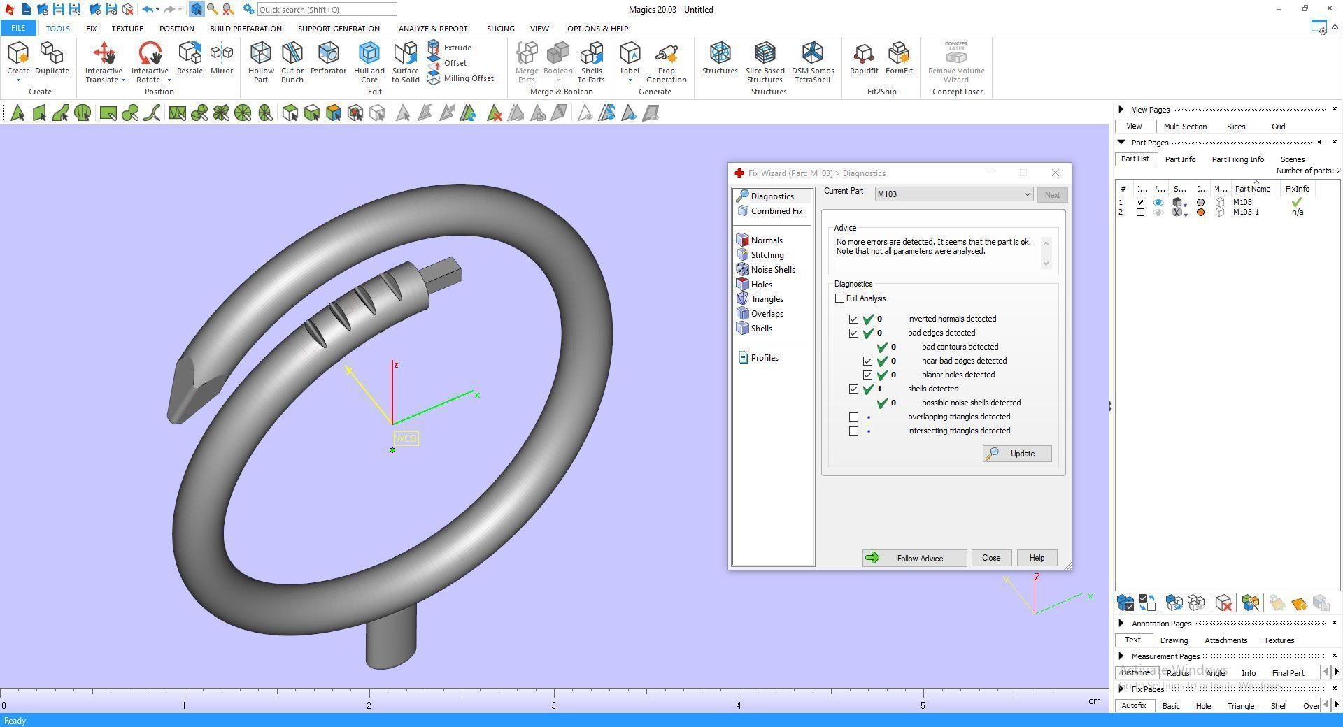 Ring M103 Women ring Size 13 75 US 3D print model_13