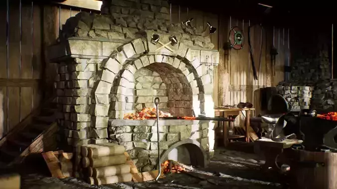 Medieval Blacksmith 86 Assets