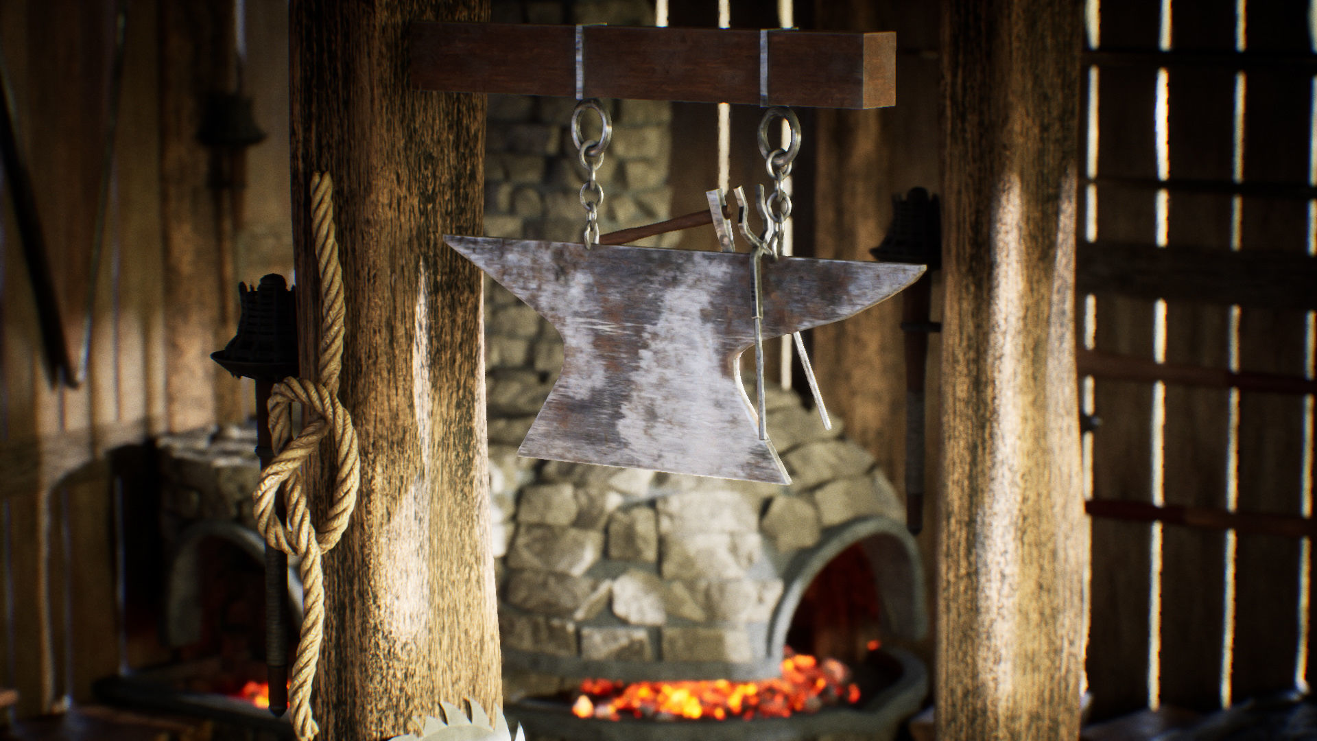 Medieval Blacksmith 86 Assets Low-poly 3D model_2