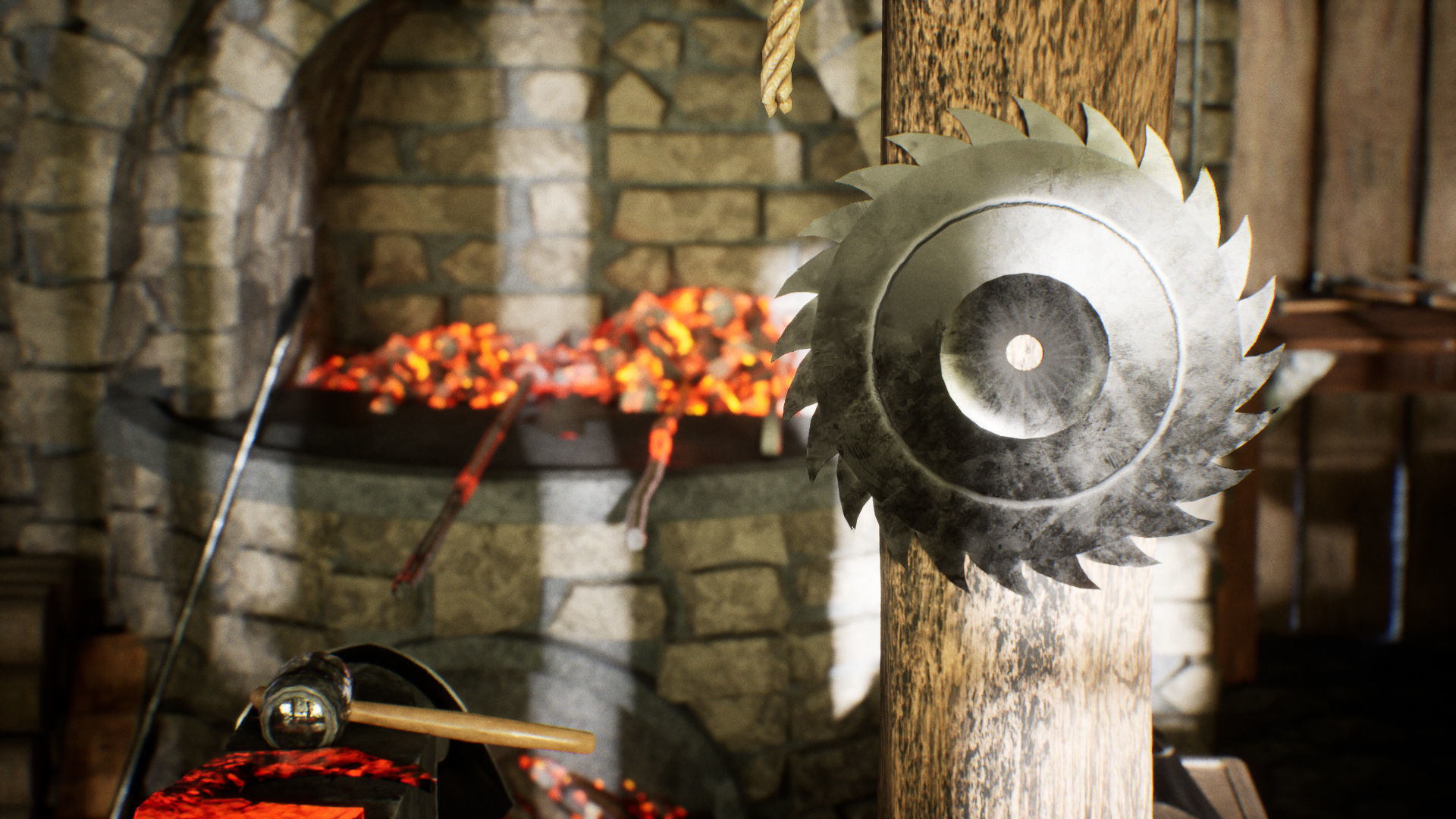 Medieval Blacksmith 86 Assets Low-poly 3D model_1