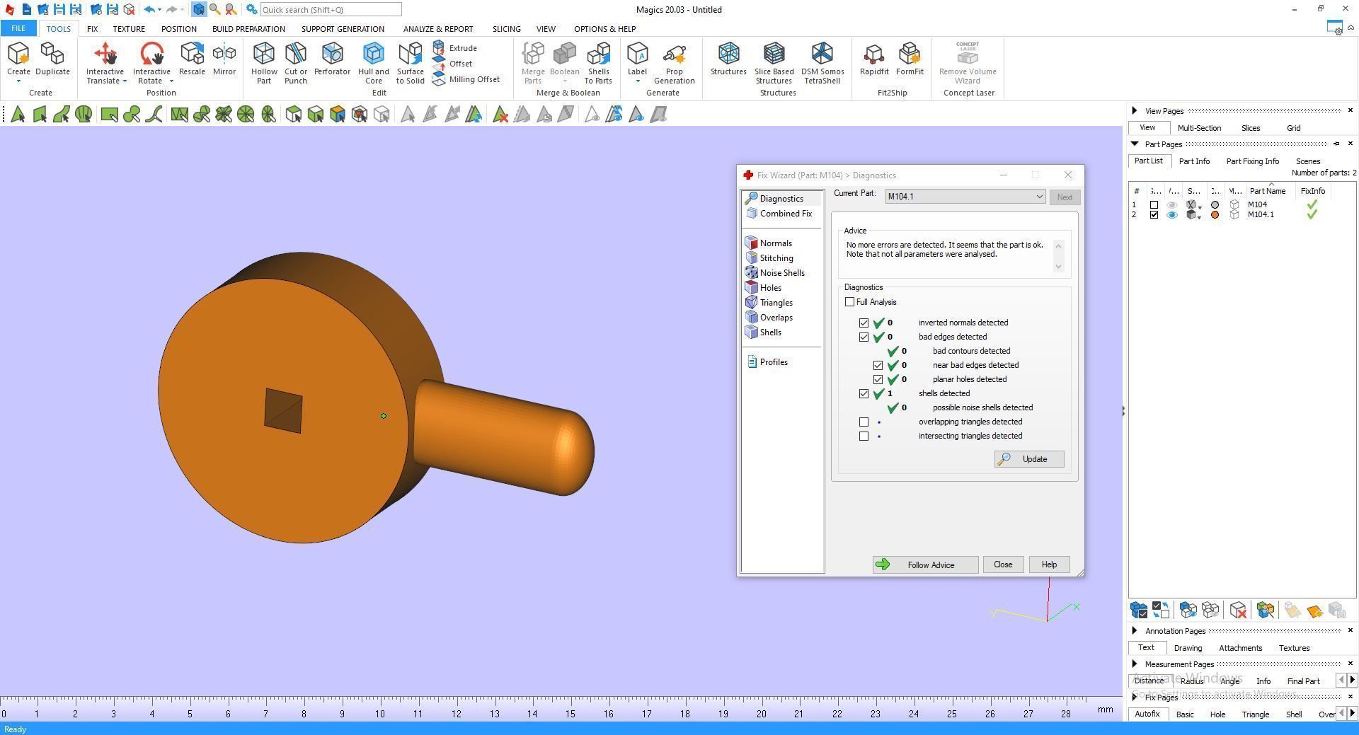 Ring M104 Women ring Size 14 US 3D print model_14