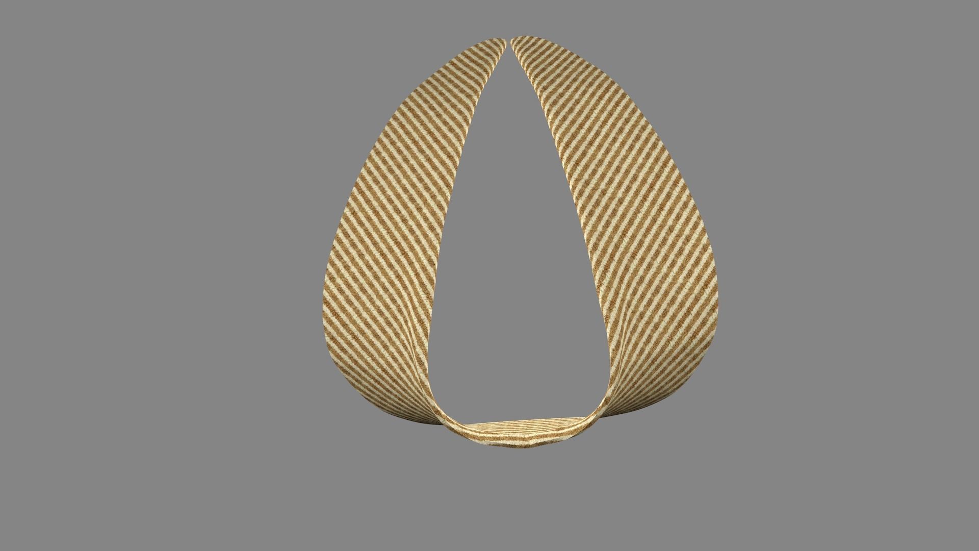 Dress collars scarves and necklaces decorated 3d models 3D model_3