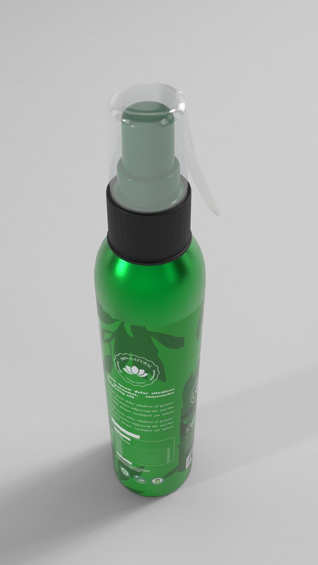 Insect Repellent Spray Insecticides repellents Low-poly 3D model_2