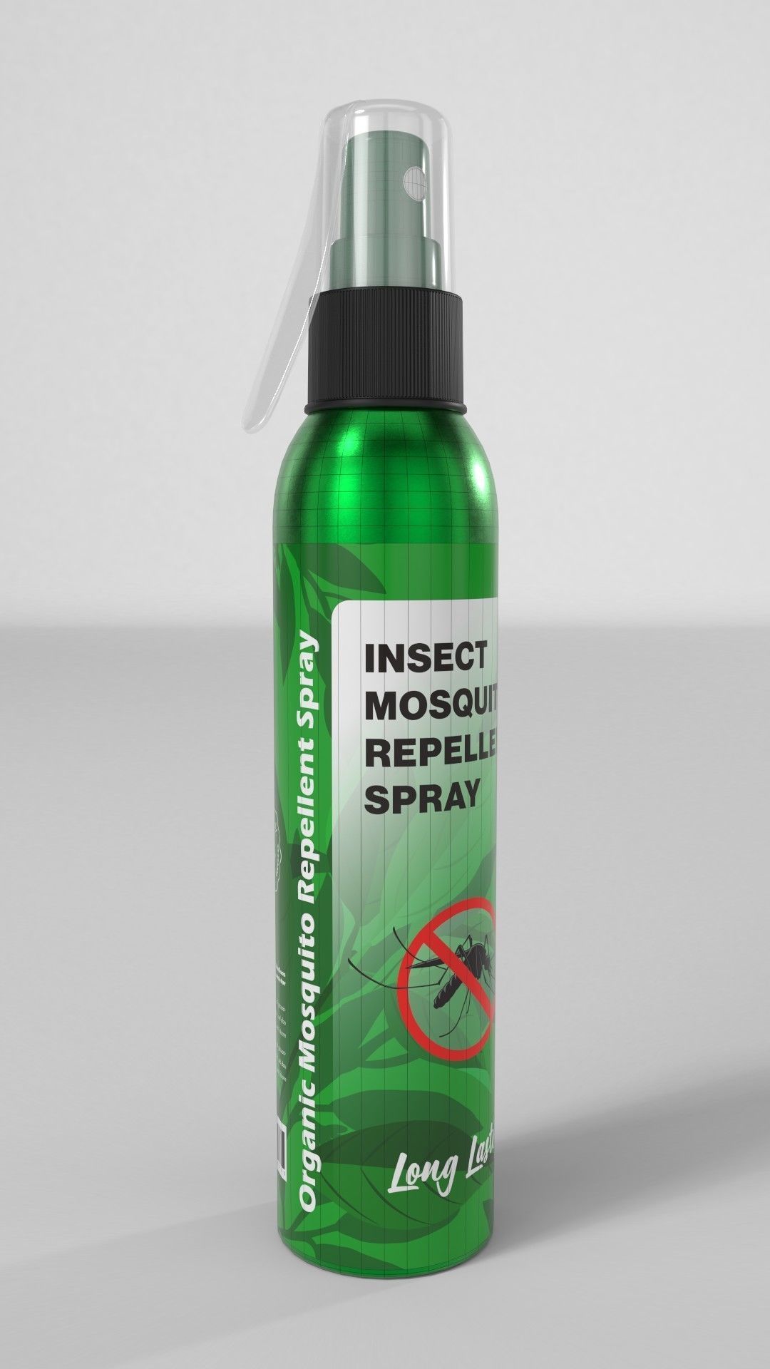 Insect Repellent Spray Insecticides repellents Low-poly 3D model_1