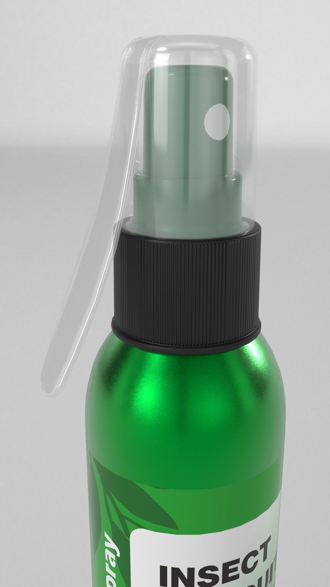 Insect Repellent Spray Insecticides repellents Low-poly 3D model_4