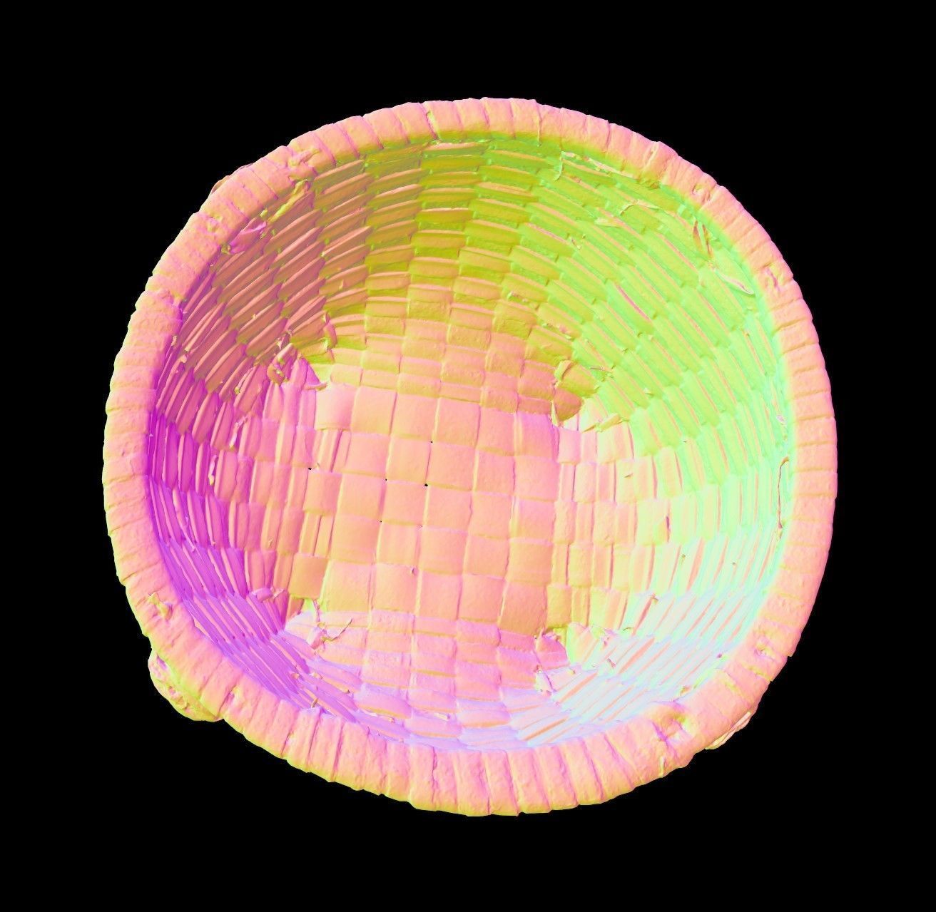 african rattan basket 3D model_11