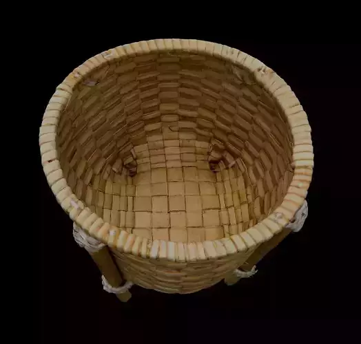 african rattan basket