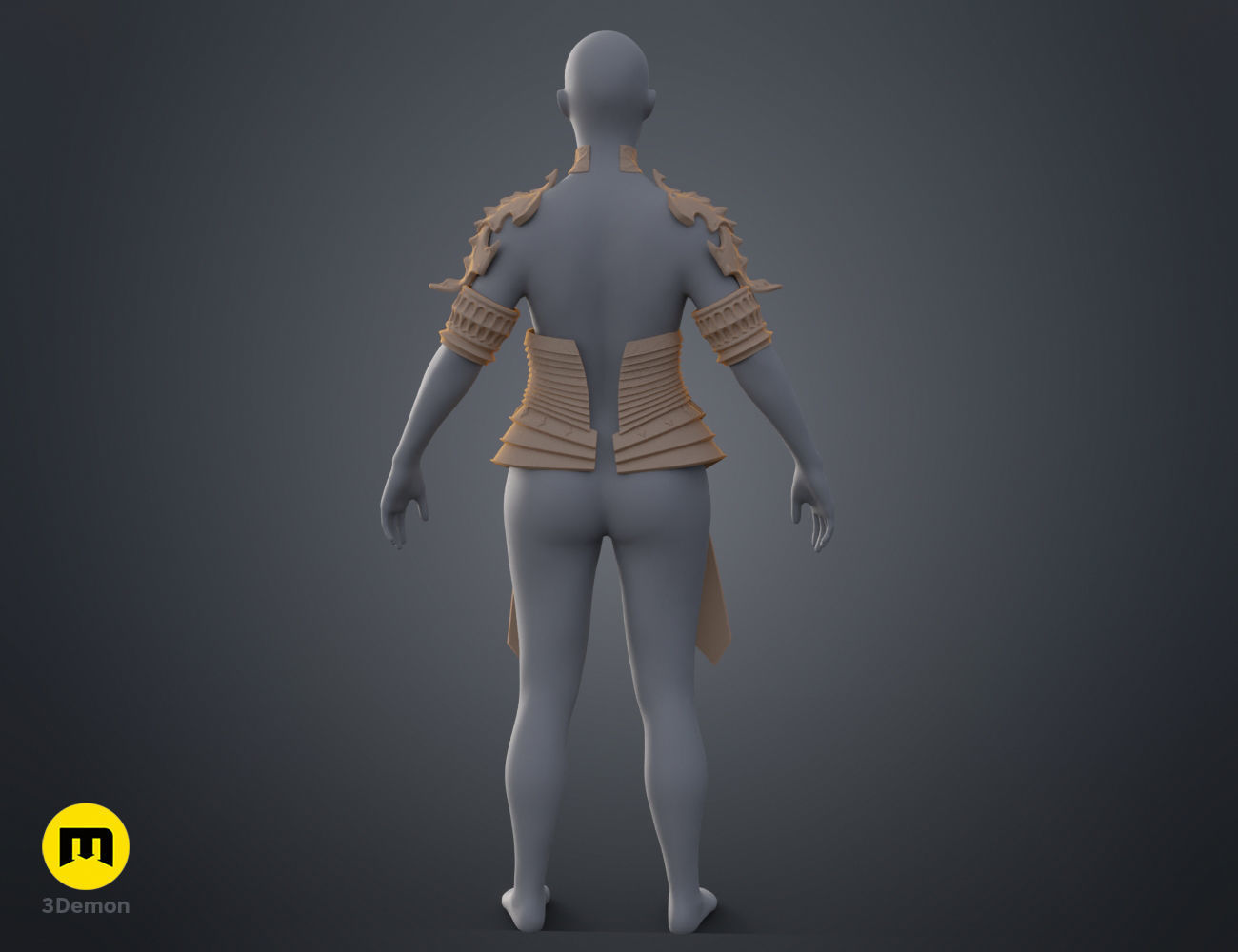 Lilith armor Diablo IV 3D print model_10