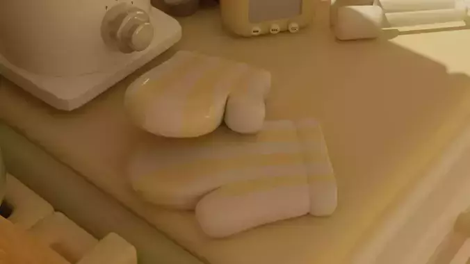 Oven Glove Cozy Model by Poonsiri