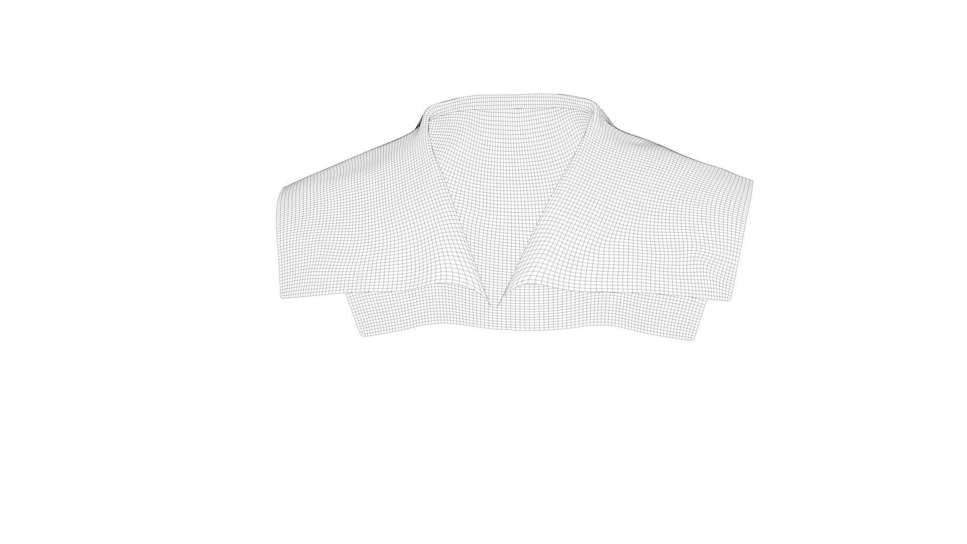 Dress collars scarves and necklaces decorated 3d models 3D model_7