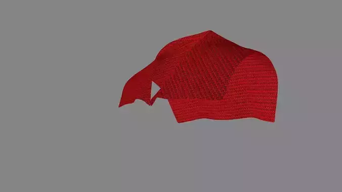 Dress collars scarves and necklaces decorated 3d models