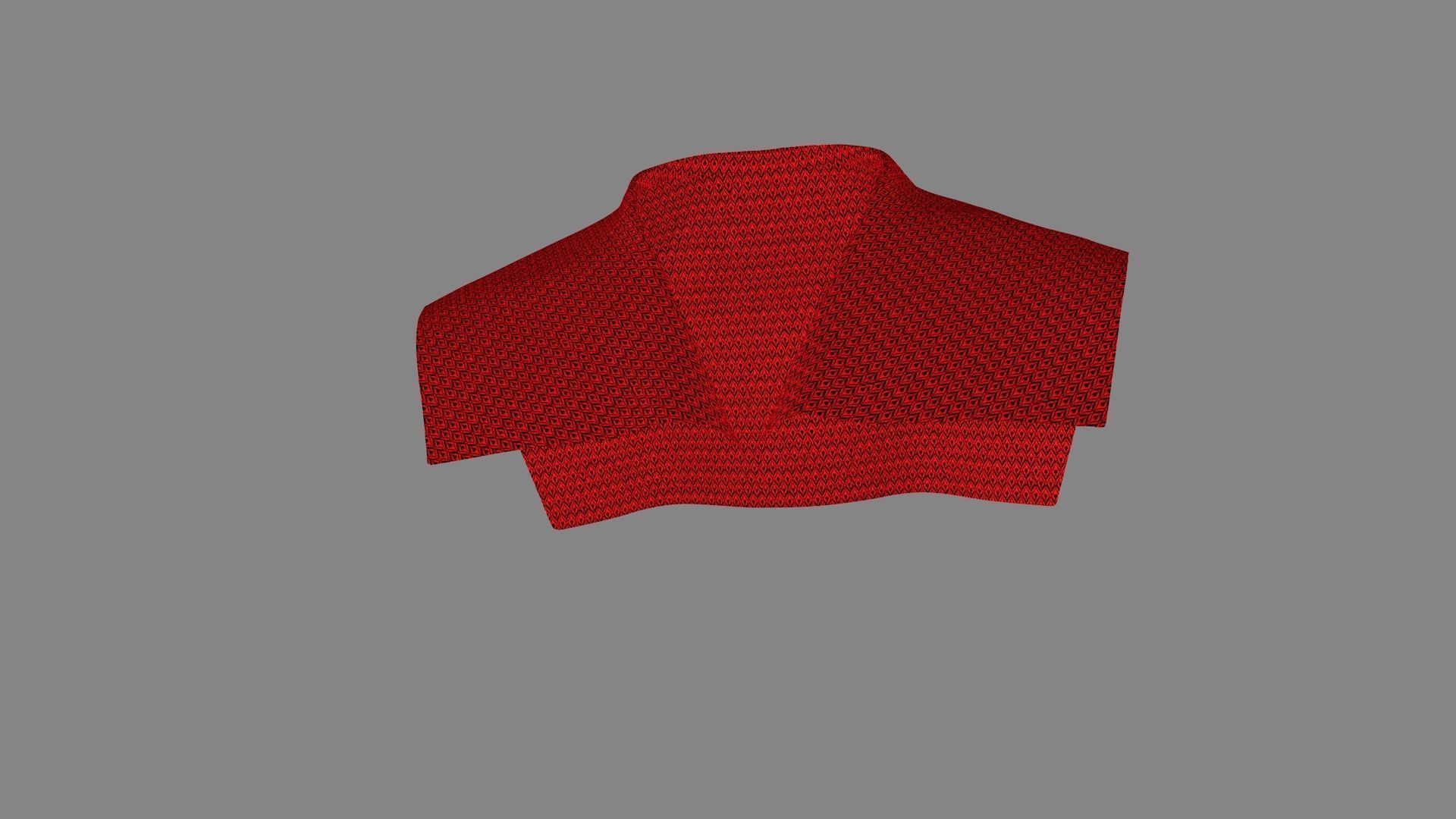 Dress collars scarves and necklaces decorated 3d models 3D model_4