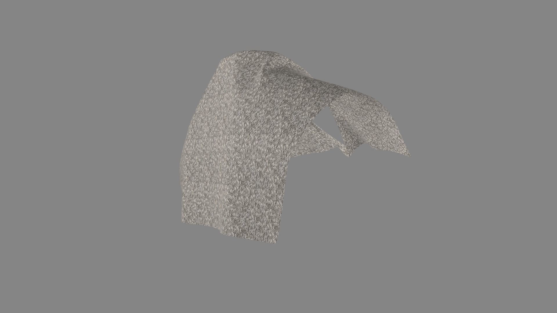 Dress collars scarves and necklaces decorated 3d models 3D model_6