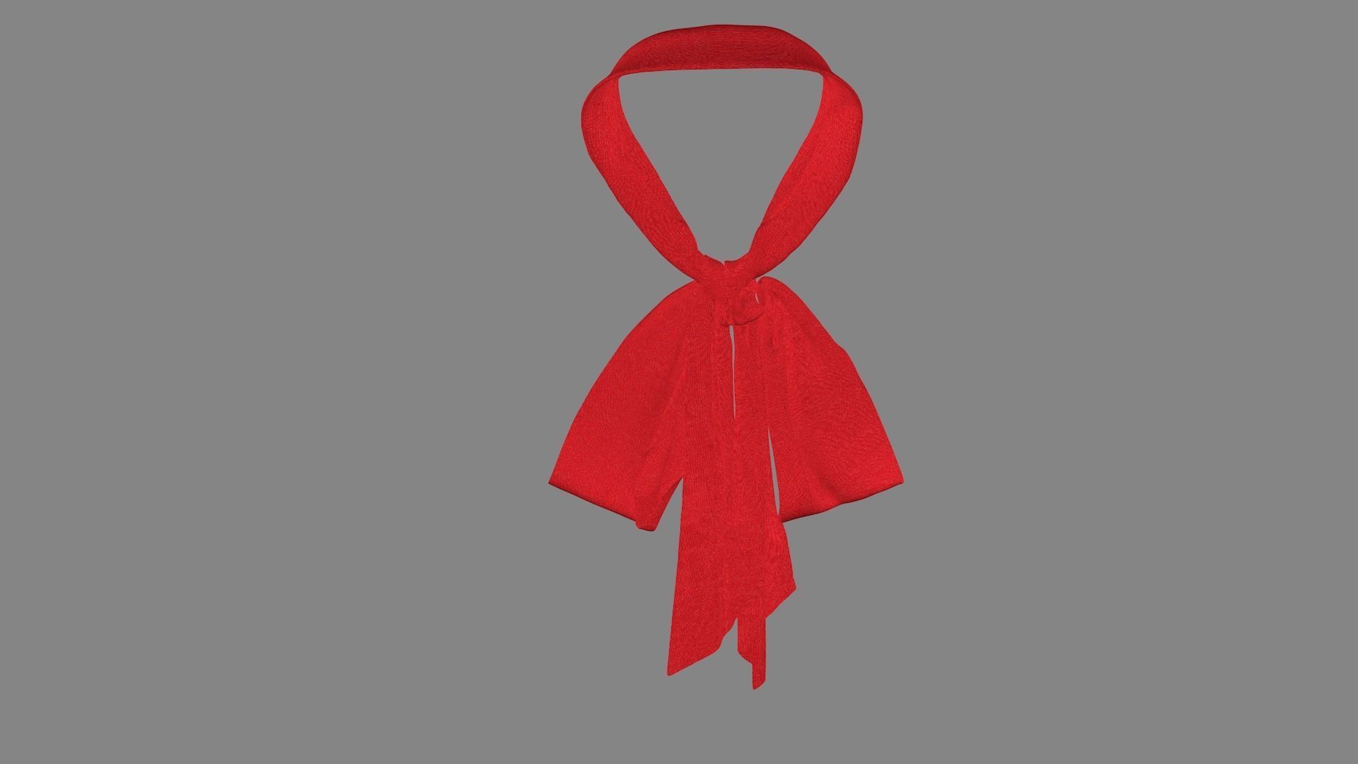 Dress collars scarves and necklaces decorated 3d models 3D model_5