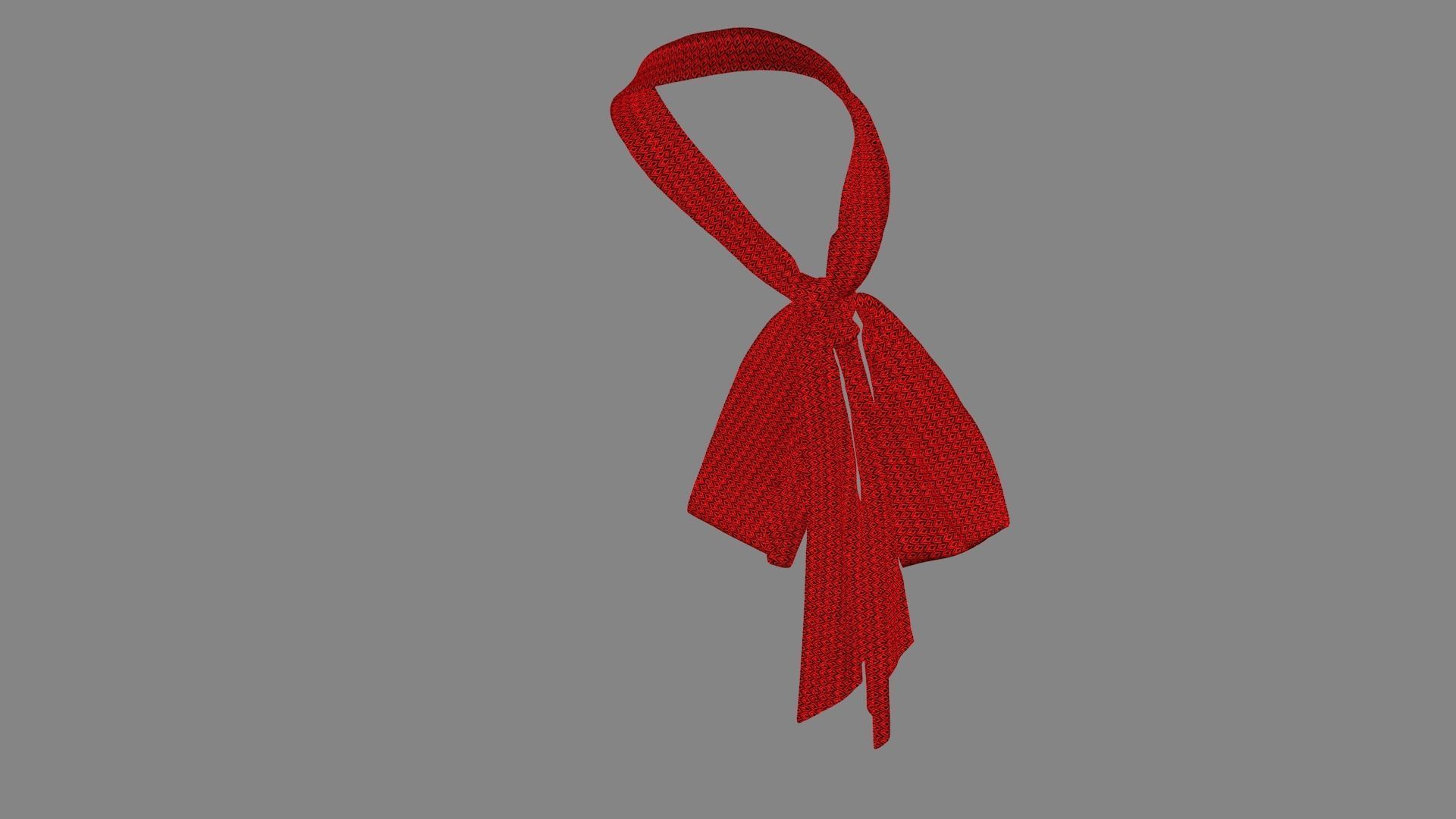 Dress collars scarves and necklaces decorated 3d models 3D model_4