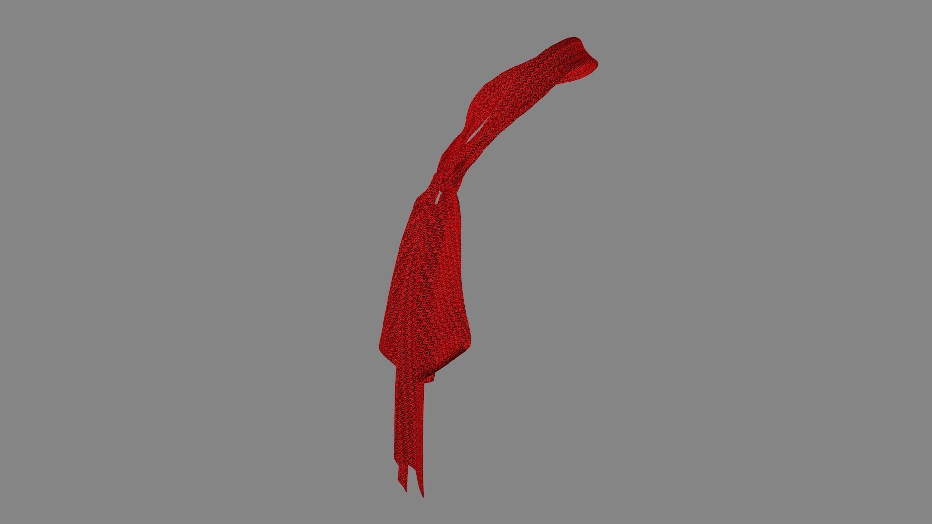 Dress collars scarves and necklaces decorated 3d models 3D model_2