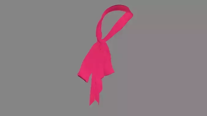 Dress collars scarves and necklaces decorated 3d models