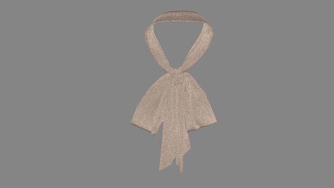 Dress collars scarves and necklaces decorated 3d models 3D model
