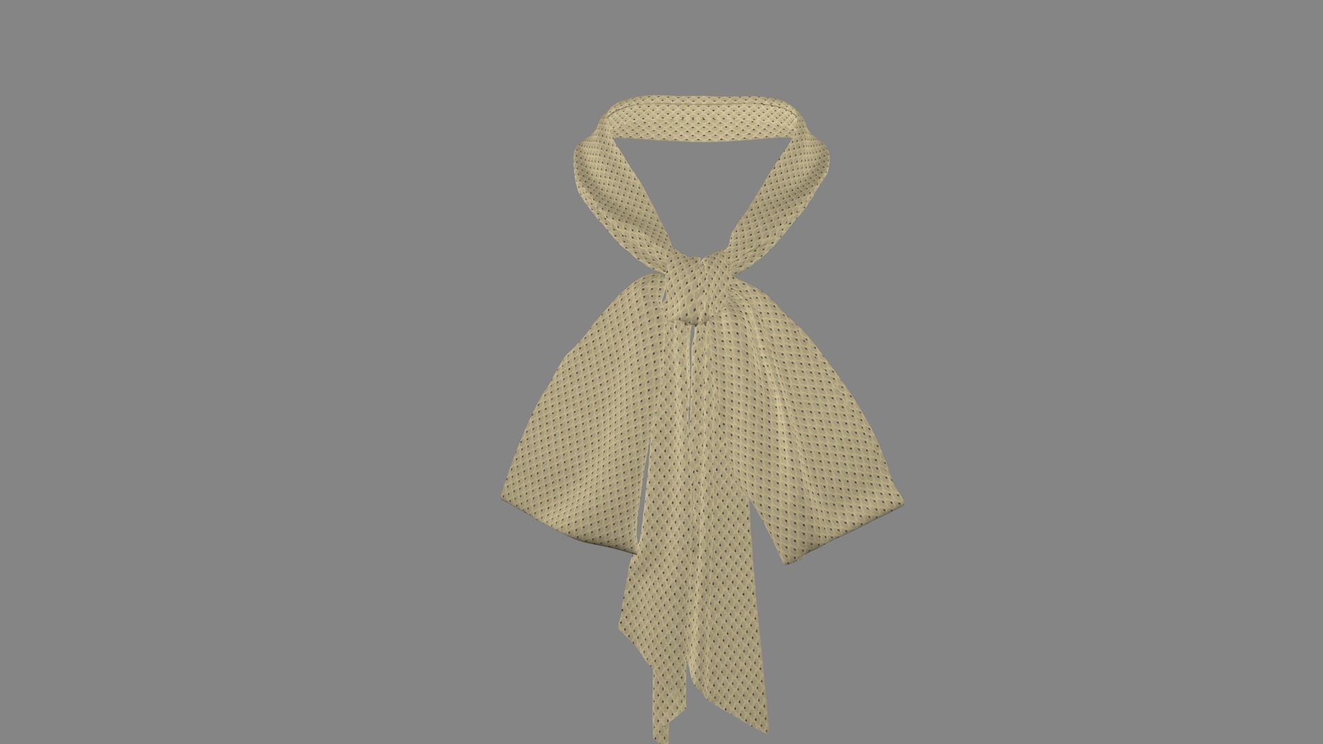 Dress collars scarves and necklaces decorated 3d models 3D model_3